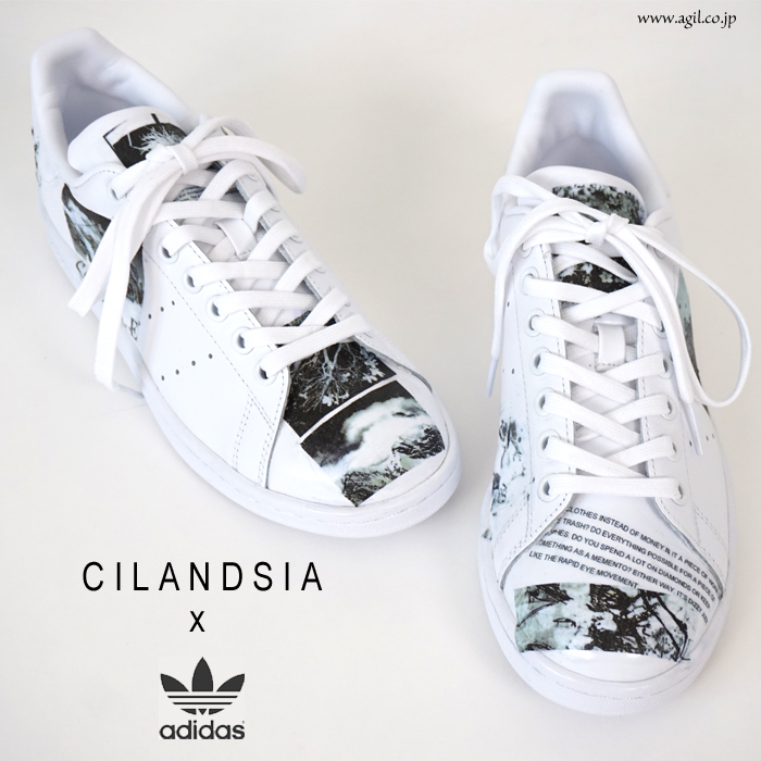 CILANDSIA(チランドシア) adidas stan smith コラボスニーカー レディース メンズ