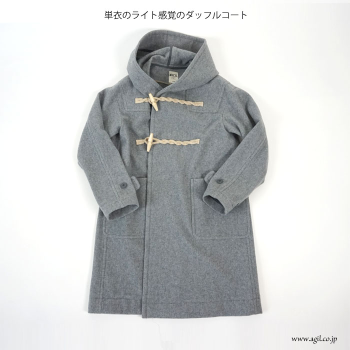 NICO,nicholson & nicholson (ニコ,ニコルソンアンドニコルソン) ダッフルコート ハーフ丈 レディース