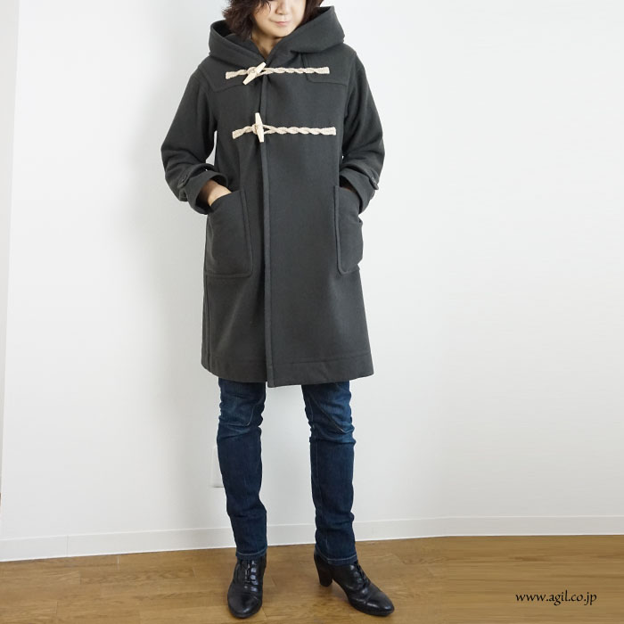 NICO,nicholson & nicholson (ニコ,ニコルソンアンドニコルソン) ダッフルコート ハーフ丈 レディース