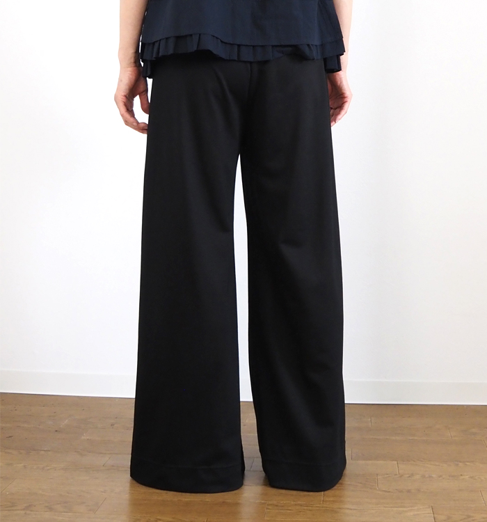 Squady スカディ ドレープワイドパンツ 落ち感