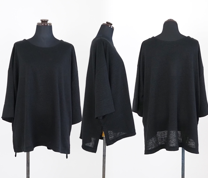 Squady リネン天竺プルオーバー