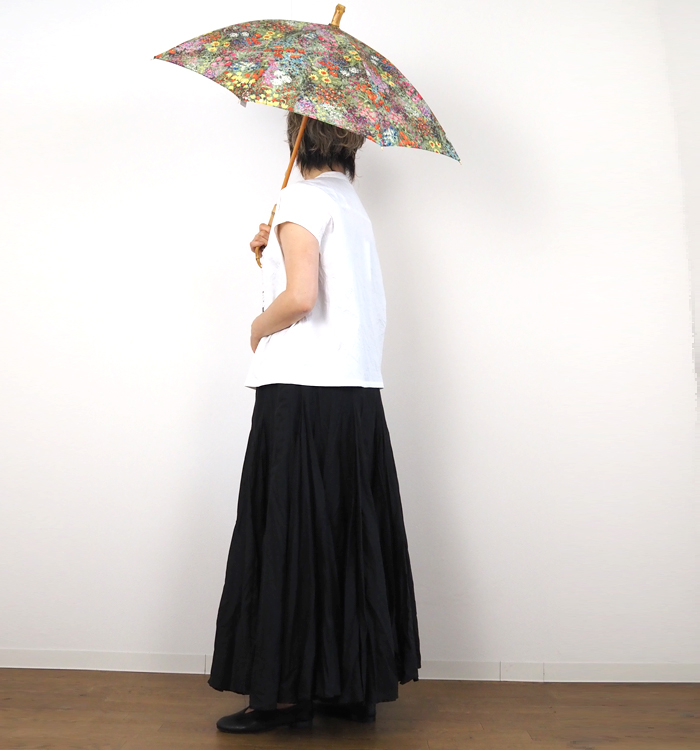 SUR MER シュールメール 日傘 長傘 折り畳み傘 晴雨兼用 花柄 日本製 レディース