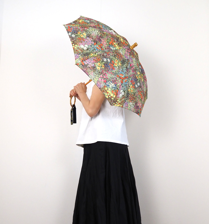 SUR MER シュールメール 日傘 長傘 折り畳み傘 晴雨兼用 花柄 日本製 レディース