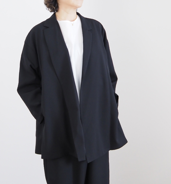 mizuiro ind ミズイロインド テーラードシャツジャケット レディース