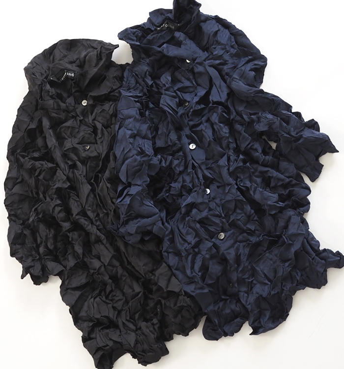 mizuiro ind ミズイロインド ワッシャーハーフスリーブシャツ