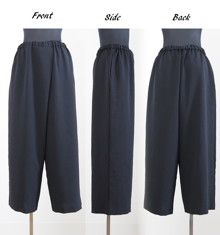 mizuiro ind ミズイロインド ラップライクイージーパンツ レディース