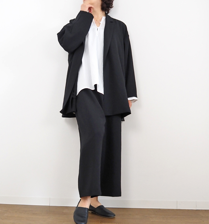 mizuiro ind ミズイロインド ラップライクイージーパンツ レディース