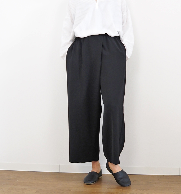 mizuiro ind ミズイロインド ラップライクイージーパンツ レディース