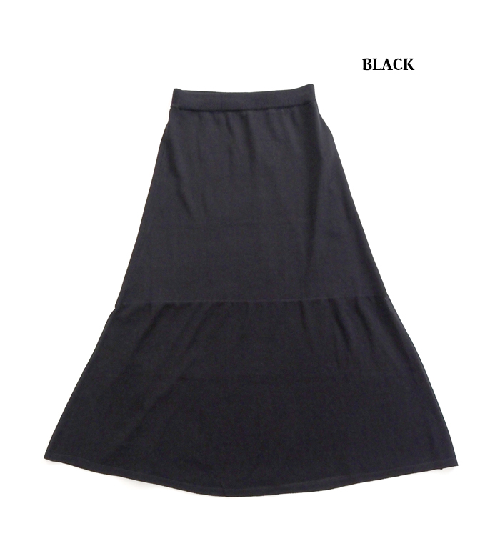 MIDIUMISOLID ミディウミソリッド サマーニット マーメイドスカート レディース