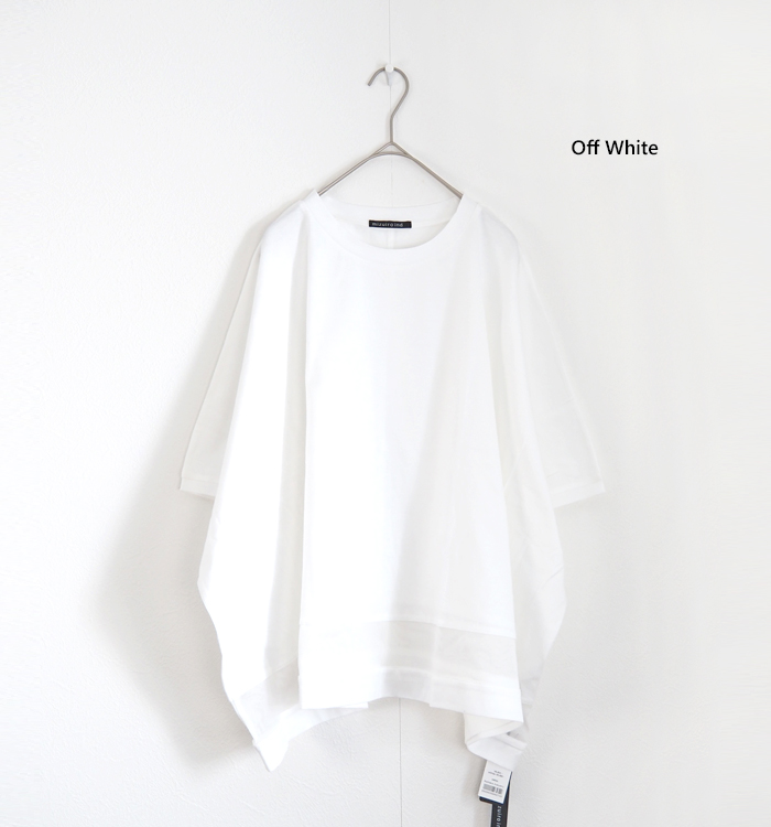 mizuiro ind ミズイロインド メッシュヘムワイドプルオーバー 