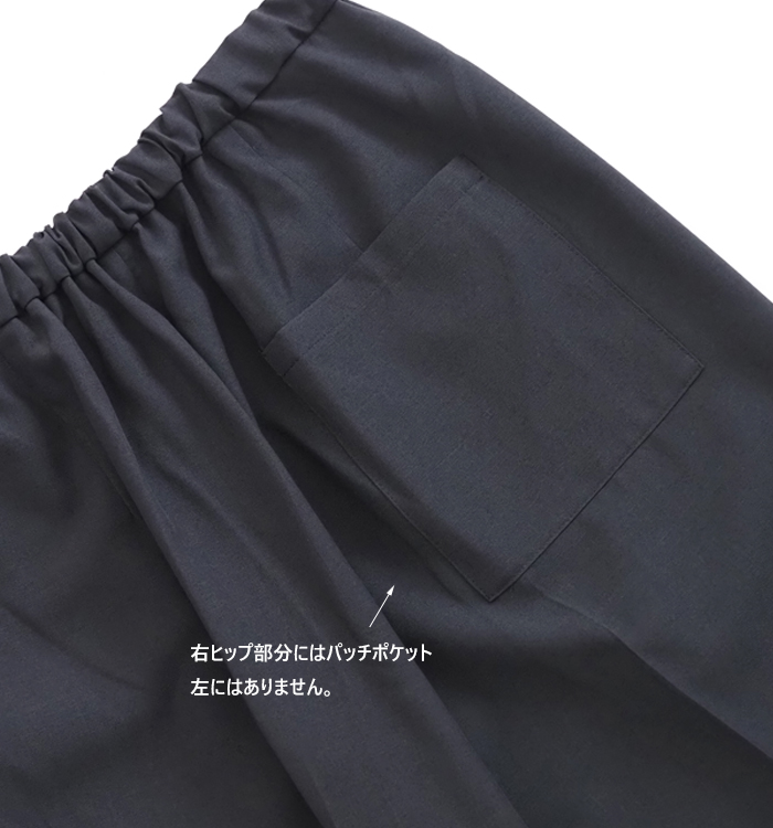 mizuiro ind ミズイロインド ワイドストレートスラックス センタープレス