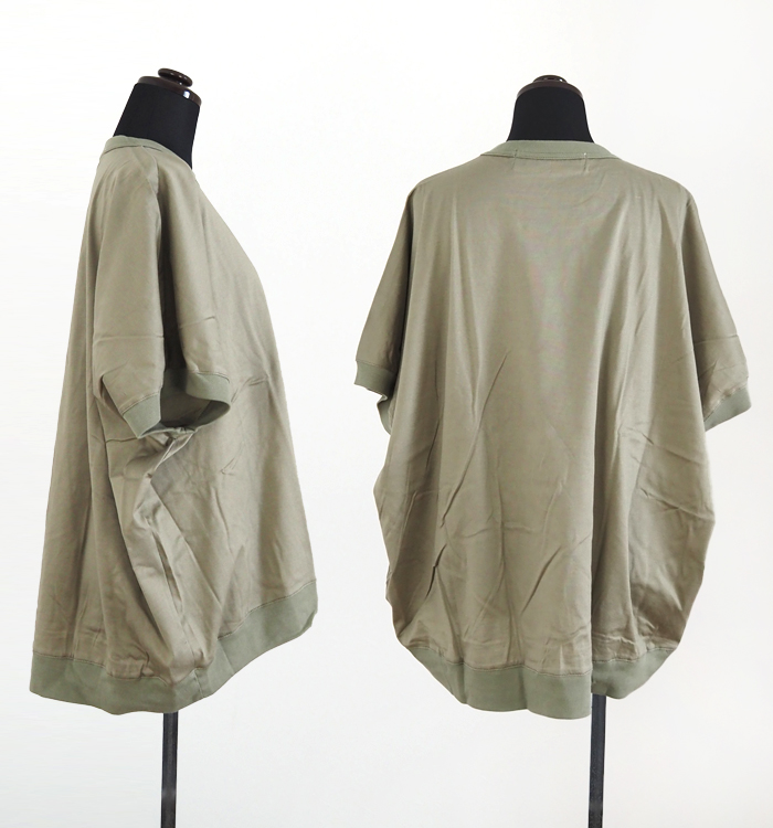 MidiUmi ミディウミ コクーンプルオーバー 半袖Tシャツ