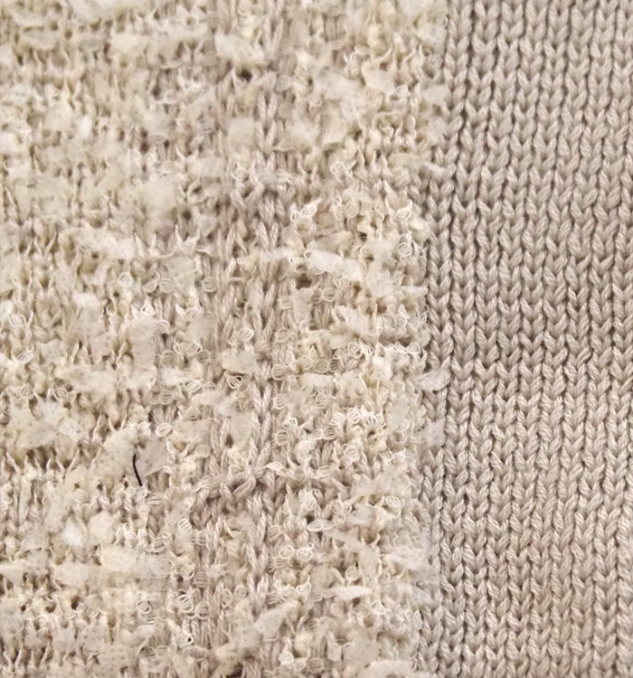 PONT DE CHALONS ポンデシャロン ツイードニットカーディガン レディース