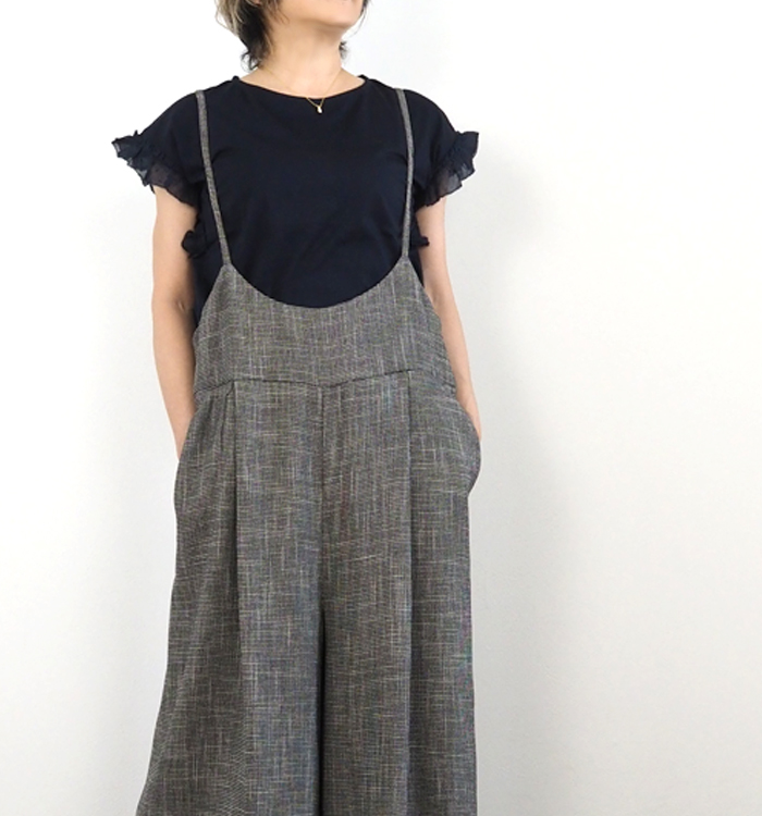 Pont de Charlons コットンフリル袖プルオーバー 22612112