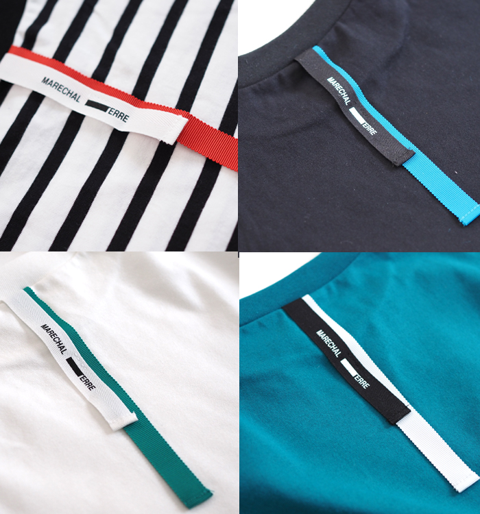 MARECHAL TERRE マルシャルテル クルーネックTシャツ 半袖 レディース