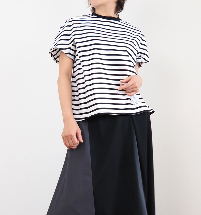 MARECHAL TERRE マルシャルテル クルーネックTシャツ 半袖 レディース