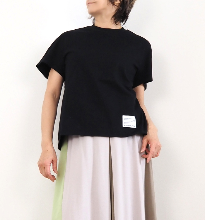 MARECHAL TERRE マルシャルテル クルーネックTシャツ 半袖 レディース