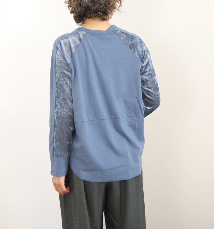 Munich ミューニック プルオーバー メッシュベロアドッキング