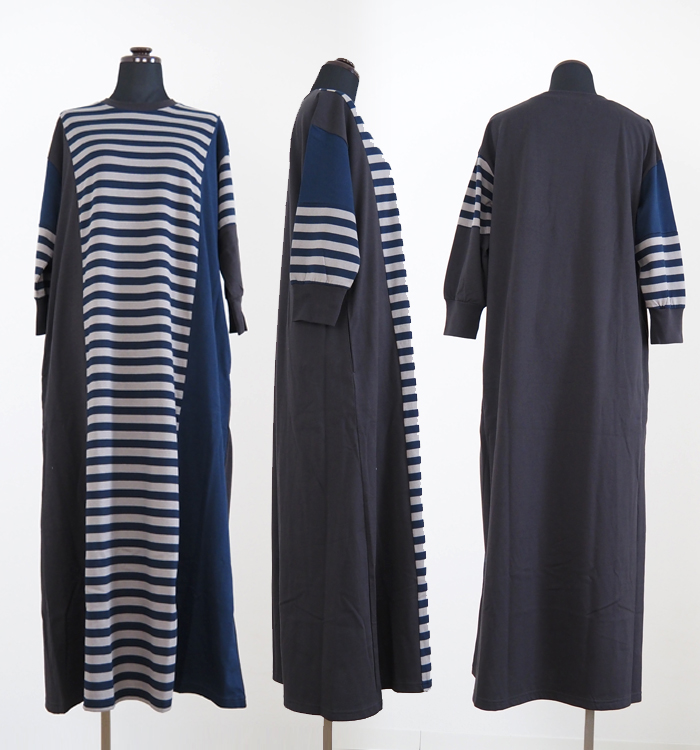 MARECHAL TERRE マルシャルテル ワンピース マルチボーダー