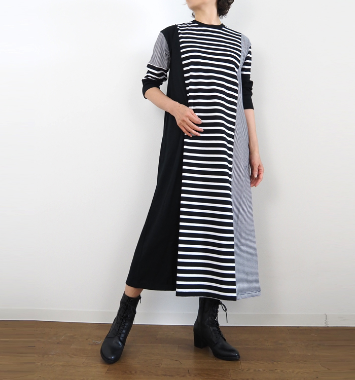 MARECHAL TERRE マルシャルテル ワンピース マルチボーダー