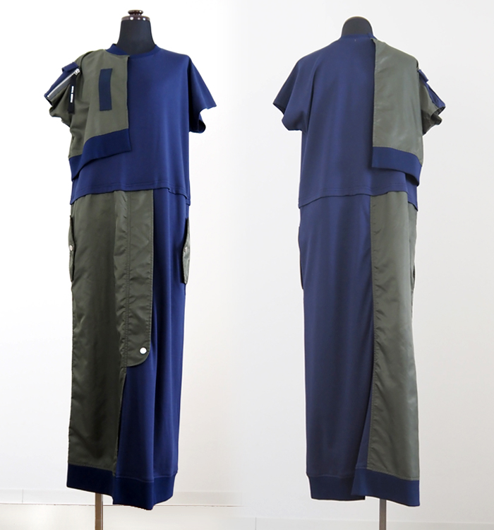 MARECHAL TERRE マルシャルテル ミリタリーワンピース MA-1風