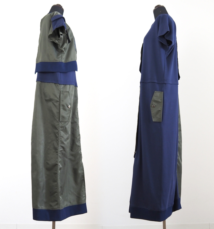 MARECHAL TERRE マルシャルテル ミリタリーワンピース MA-1風