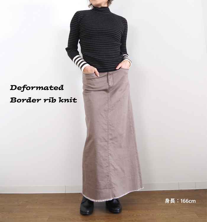 MARECHAL TERRE マルシャルテル ハイネックニットプルオーバー ピッチ