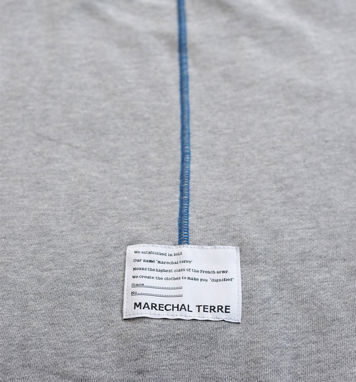 MARECHAL TERRE マルシャルテル クルーネックプルオーバーカットソー 