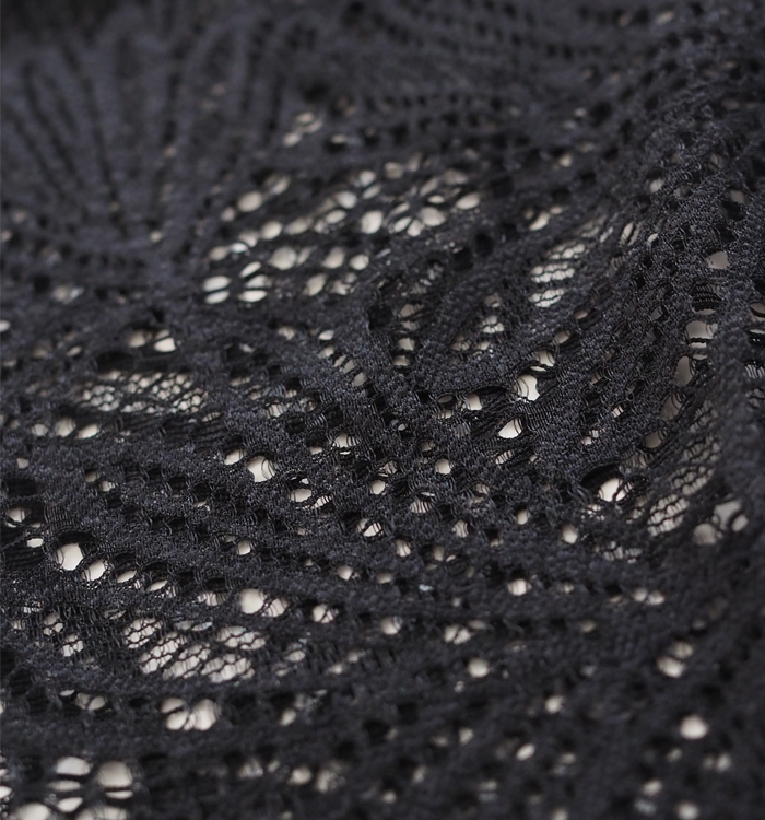 MARECHAL TERRE マルシャルテル レース付きリブカットソー プルオーバー