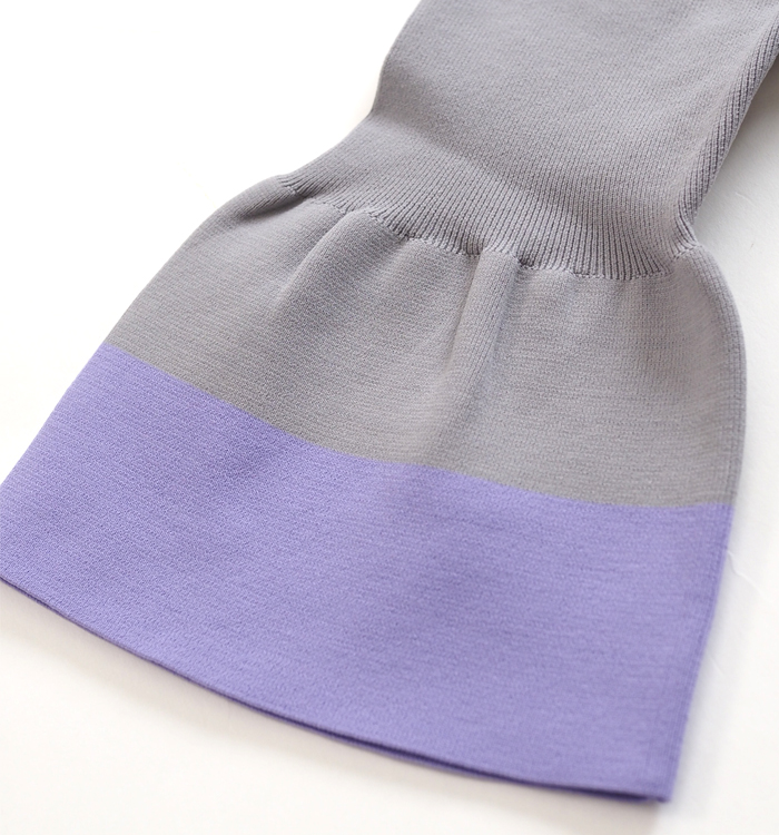 MARECHAL TERRE マルシャルテル ベルスリーブ ドッキングニットプルオーバー