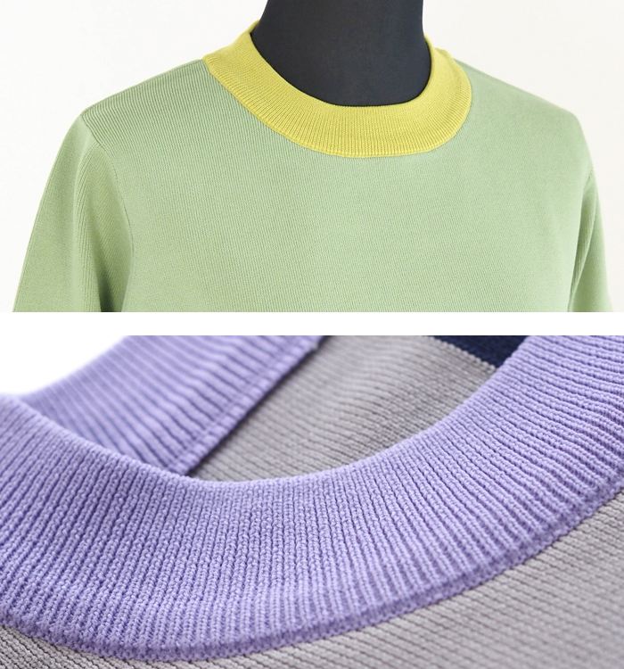 MARECHAL TERRE マルシャルテル ベルスリーブ ドッキングニットプルオーバー