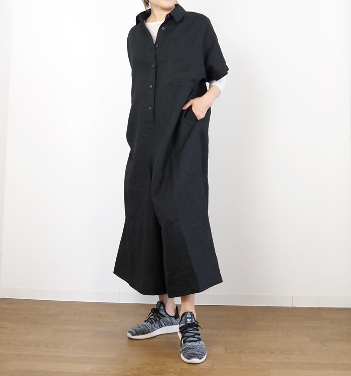 Munich ミューニック ラミーキャンバス ルーズコンビネゾン