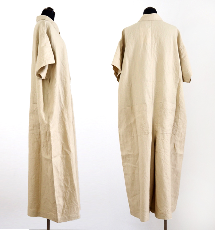 Munich ミューニック ラミーキャンバス ルーズコンビネゾン