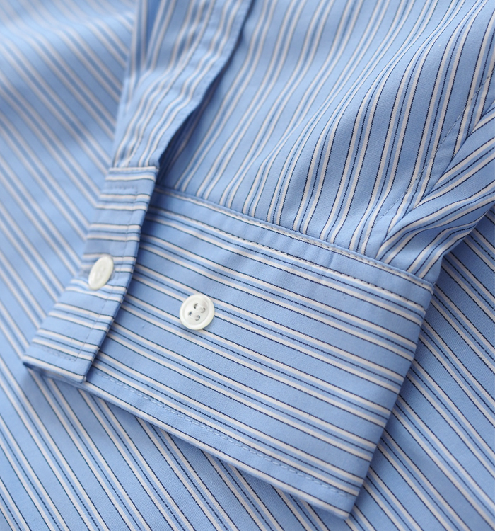 MIDIUMISOLID ミディウミソリッド スキッパー ポンチョシャツ レディース