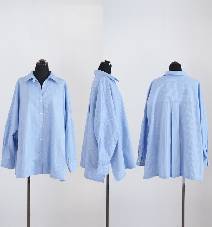 MIDIUMISOLID / ミディウミソリッド MIDIUMISOLID for Ladies シアーハイネックインナー MIDIUMISOLID ミディウミソリッド リラックスシャツ レギュラーカラー