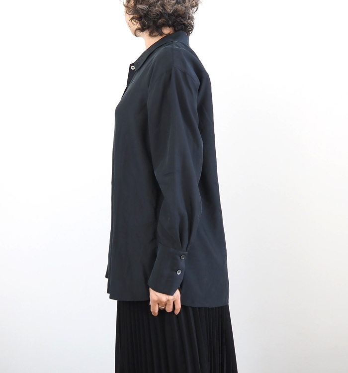 MIDIUMISOLID ミディウミソリッド リラックスシャツ レギュラーカラー レディース