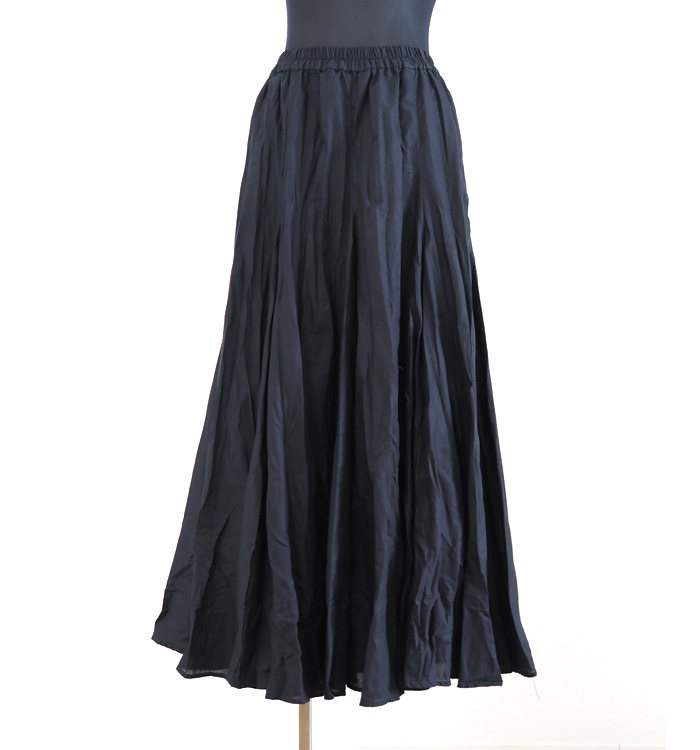 mizuiro ind ミズイロインド コットンローンボリュームフレアースカート 