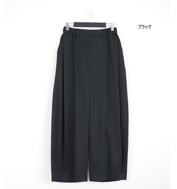 mizuiro ind ディープタックカーブパンツ ブラック