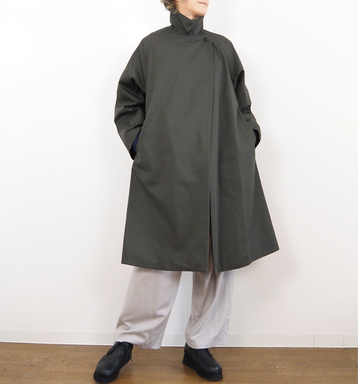mizuiro ind ミズイロインド トレンチライクコート レディース 3-270057