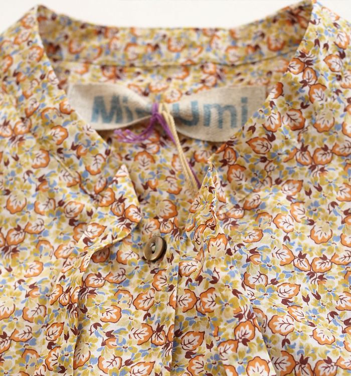 MidiUmi ミディウミ リバティ ボウタイシャツ レディース