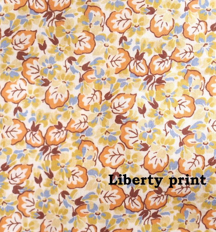 MidiUmi ミディウミ リバティ ボウタイシャツ レディース