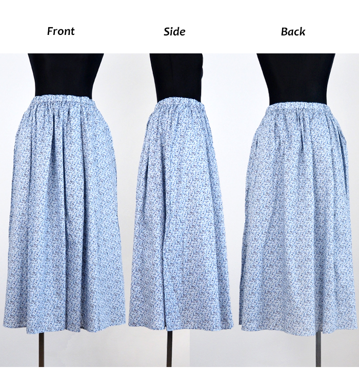 MidiUmi ミディウミ リバティ フレアースカート タナローン レディース