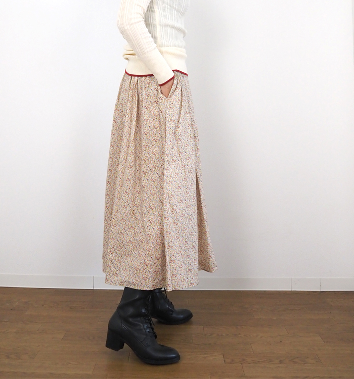 MidiUmi ミディウミ リバティ フレアースカート タナローン レディース