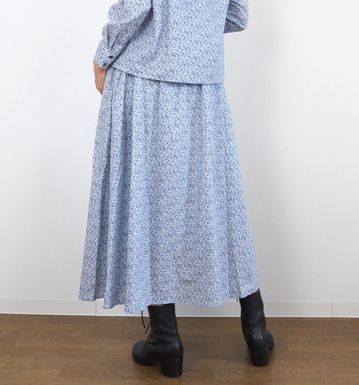 MidiUmi ミディウミ リバティ フレアースカート タナローン レディース