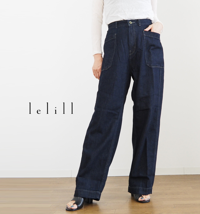 lelill レリル イージーデニムパンツ レディース