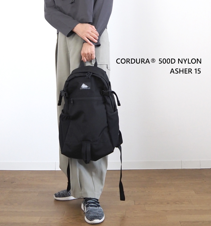 KELTY ASHER15 着用イメージ CORDURA 500Dナイロン