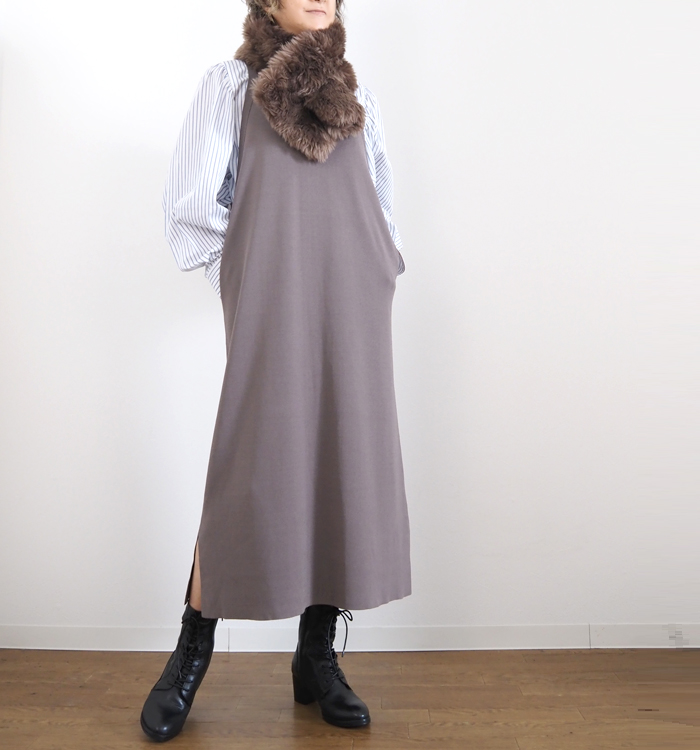 ATELIER BRUGGE アトリエブルージュ 差し込みファーティペット レディース