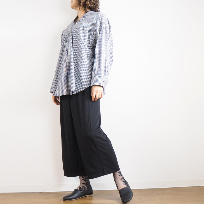 mizuiro ind ミズイロインド ラップ風イージーパンツ レディース