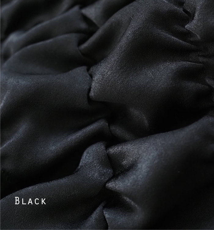 MIDIUMISOLID ミディウミソリッド ランダムシャーリングワンピース レディース