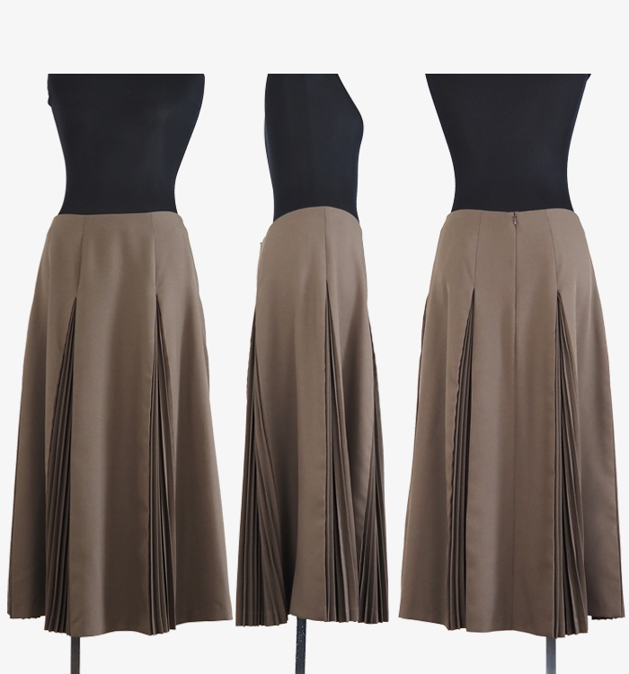 mizuiro ind ミズイロインド プリーツスカート レディース